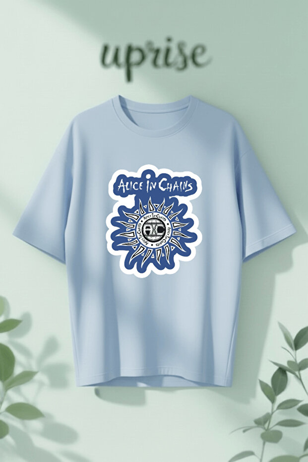 Alice in Chains Printed Cotton Oversize T-Shirt