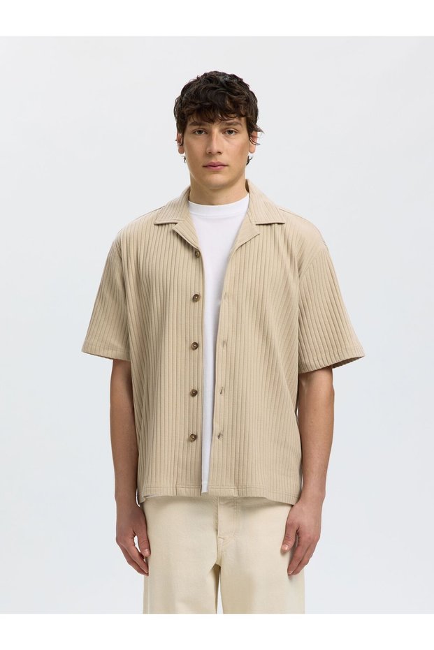 Tričko Geripptes Relaxed Fit