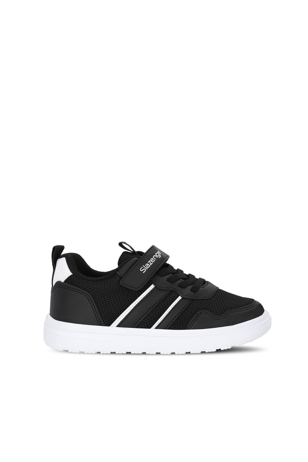 Fiora Unisex Kids' Velcro Black / White Casual Sports Shoes