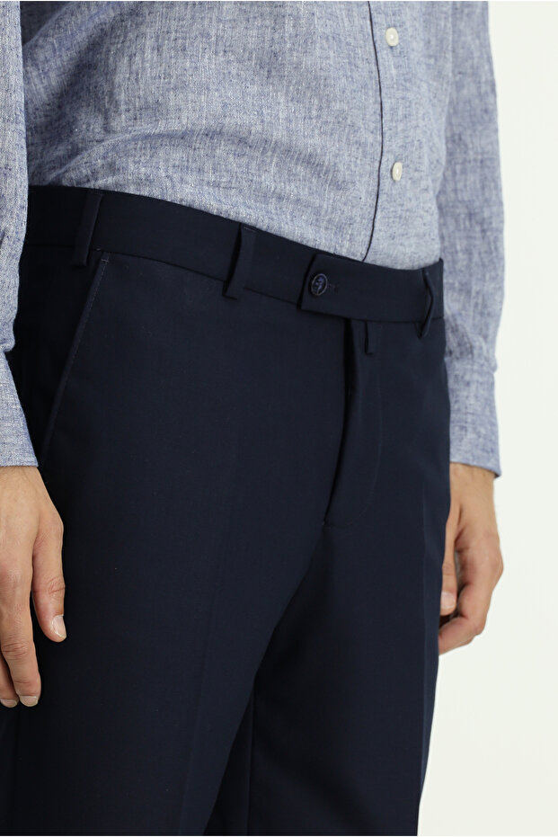 7 Drop Slim Fit Dar Kesim Klasik Pantolon - 6