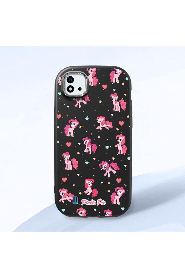 Black Silicone Case Compatible with Realme C20/C20A with Shock-Absorbing Camera Protections