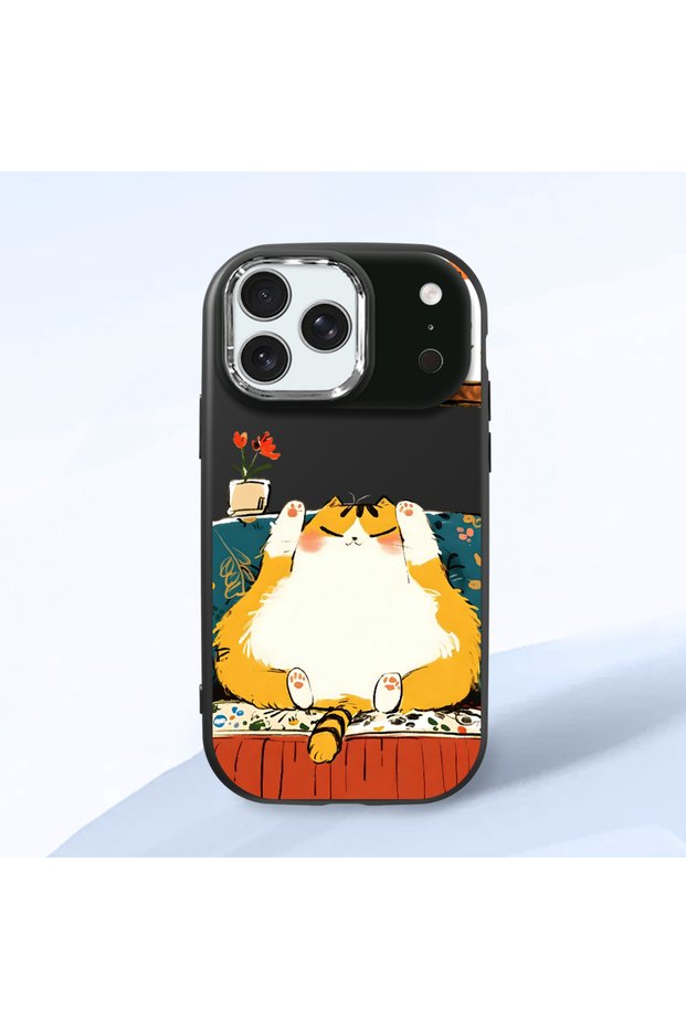 Black Silicone Case Compatible with iPhone 17 Pro Max with Shock-Absorbing Camera Protections