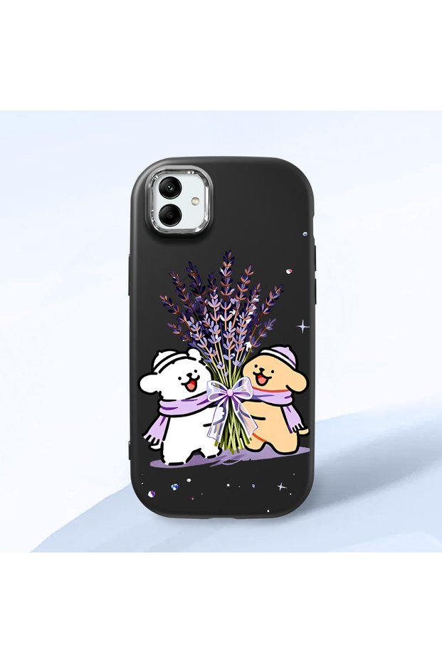 Black Silicone Case with Shock-Absorbing Camera Protections Compatible with Samsung Galaxy M13 5G/A04