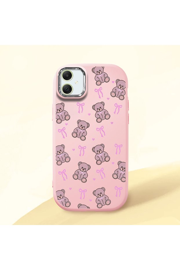 Pink Silicone Case with Shock-Absorbing Camera Protection Compatible with Samsung Galaxy A05