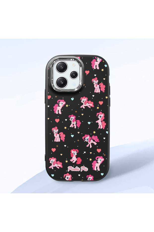 Redmi 12 4G/5G Compatible Black Silicone Case with Shock-Absorbing Camera Protections