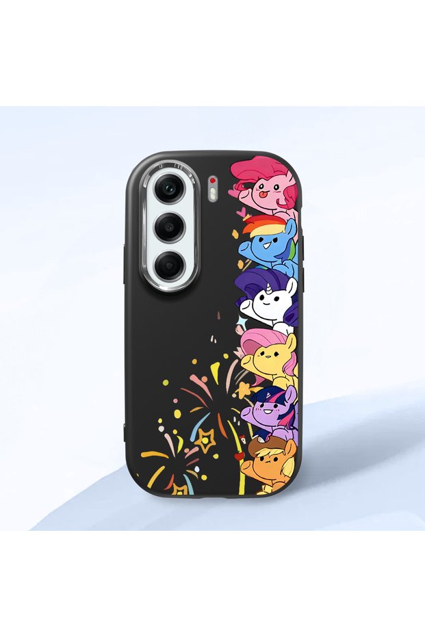 Tecno Camon 40(Cm5) Compatible Shock-Absorbing Camera Protected Black Silicone Case