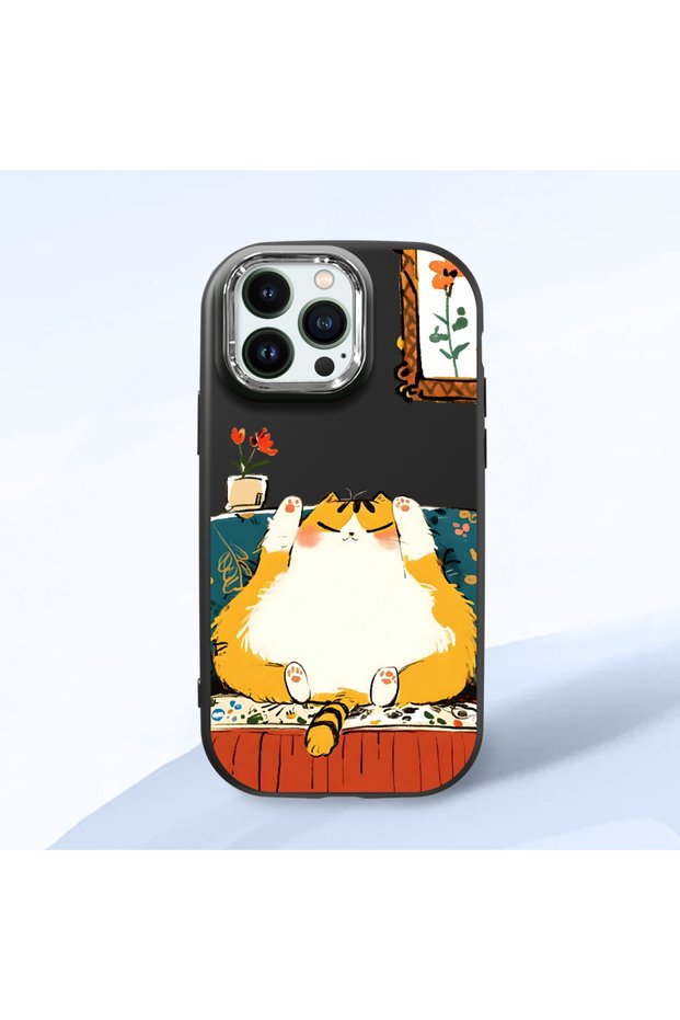 Black Silicone Case Compatible with iPhone 13 Pro with Shock-Absorbing Camera Protections