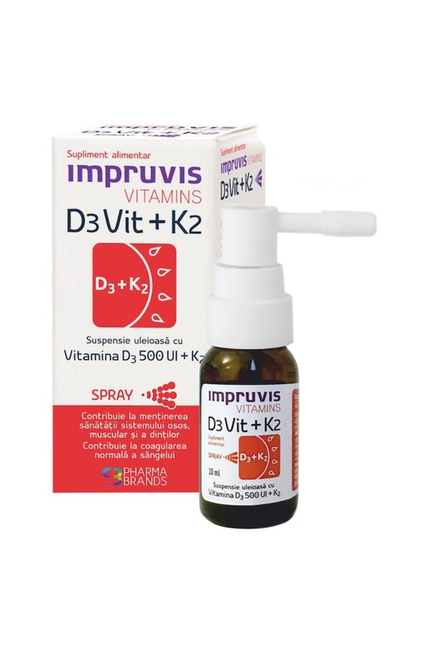 Vitamine D3Vit 500UI + K2 Spray, 10 ml