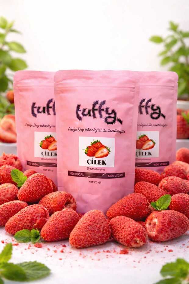 Freeze Dried çilek 3 lü