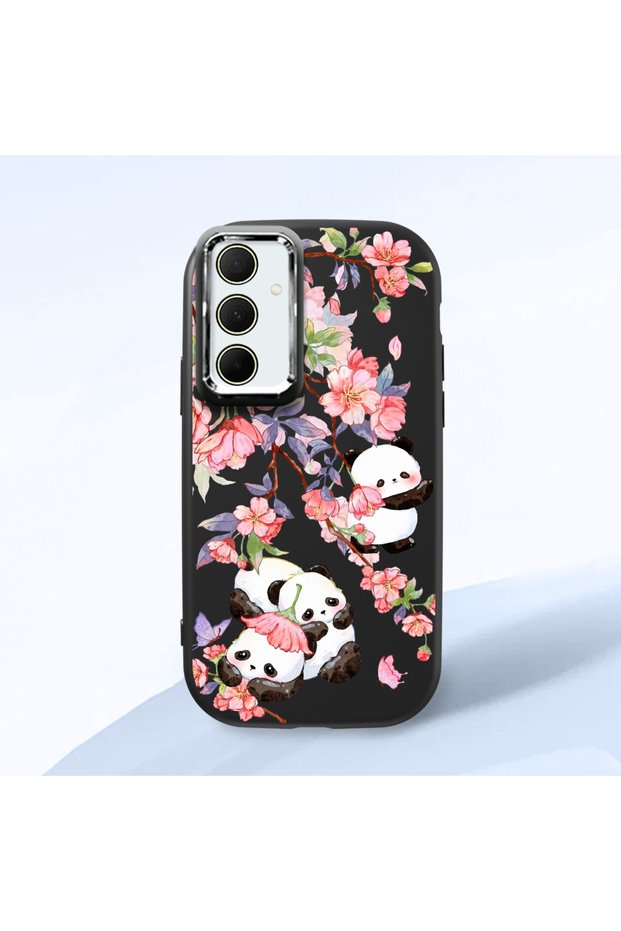 Samsung Galaxy A35 Compatible Black Silicone Case with Shock-Absorbing Camera Protections