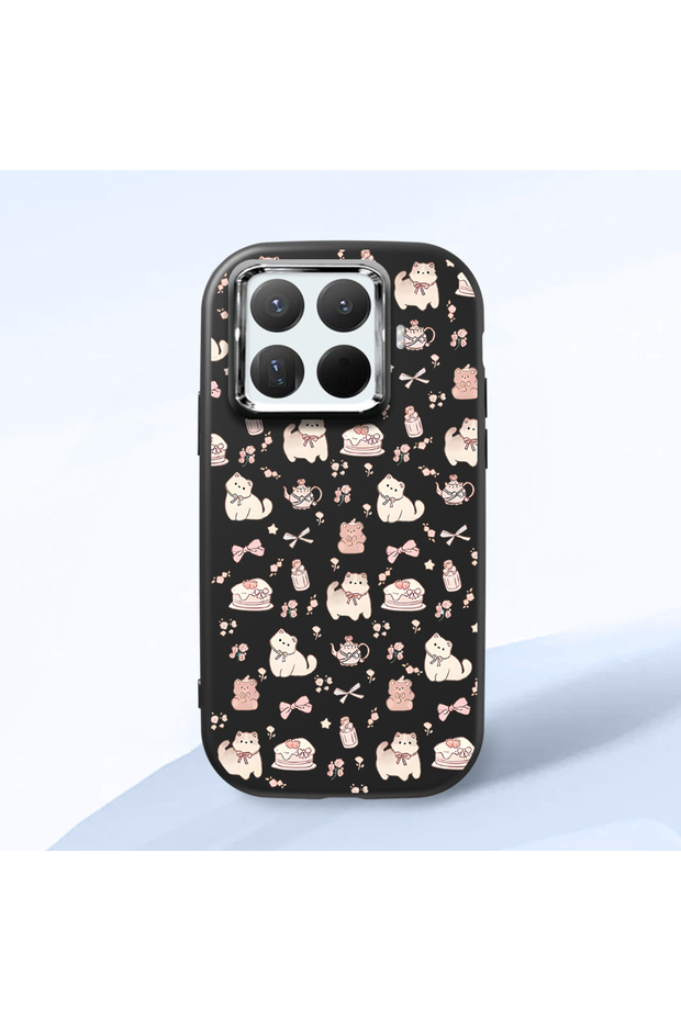 Mi 15t Pro Compatible Shock-Absorbing Camera Protected Black Silicone Case