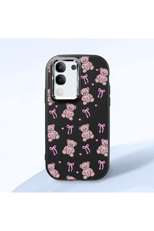Vivo Y29 4g Compatible Shock-Absorbing Camera Protected Black Silicone Case