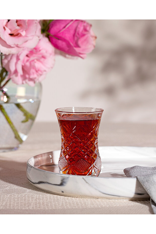 طقم أكواب شاي مدام كوكو لوسي مكون من 6 قطع - 115 مل