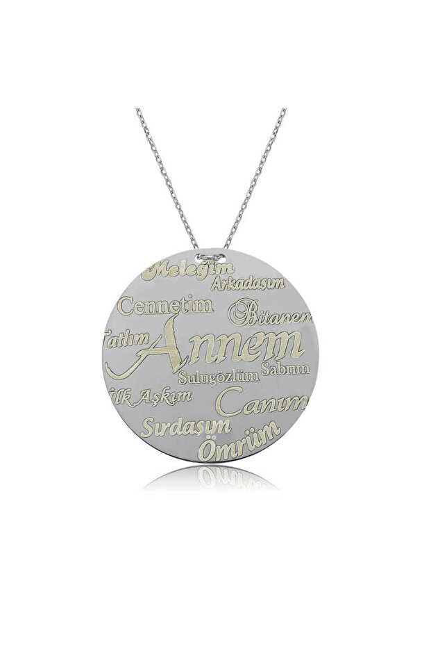 Special Design Silver Plated Mom Necklace - Meaningful Mother's Gift