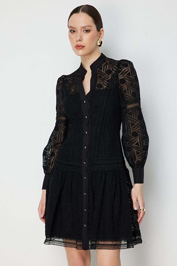 Rochie mini cu model Hakim Yaka - 3