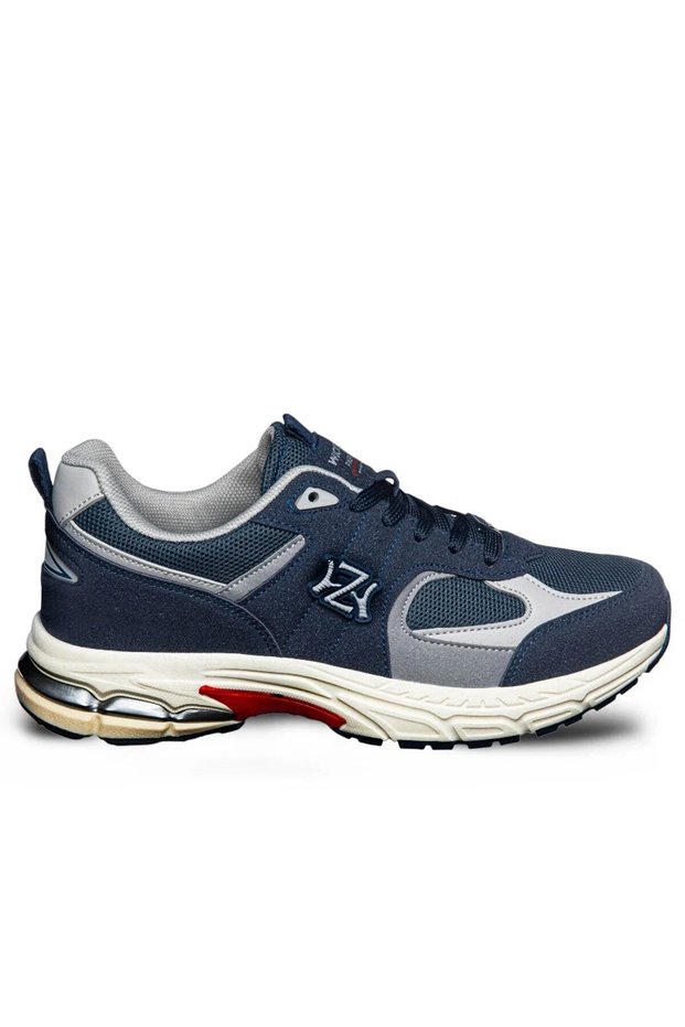 Men's Navy Blue Daily Walking and Running Sports Shoes Lightweight Comfortable Orthopedic Sole 3023