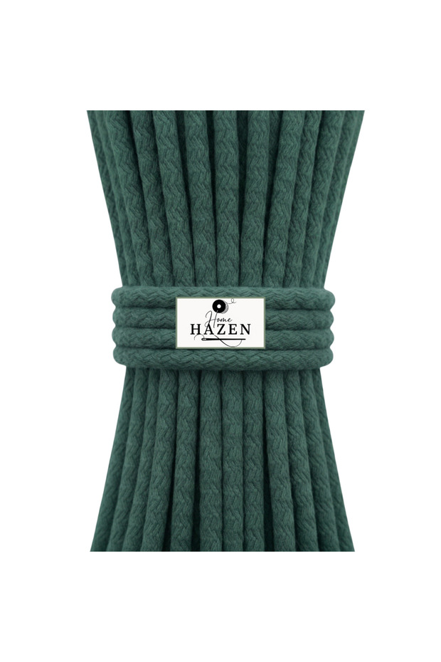 2 kg Cord Rope Cotton 6-7 mm 90-100 Meters - Nefti Green