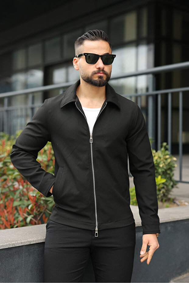 Basic Double Zipper Iconic Design Seasonal Jacket - 3