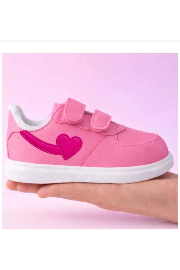Printed Children's Sports Shoes with Band Sneaker