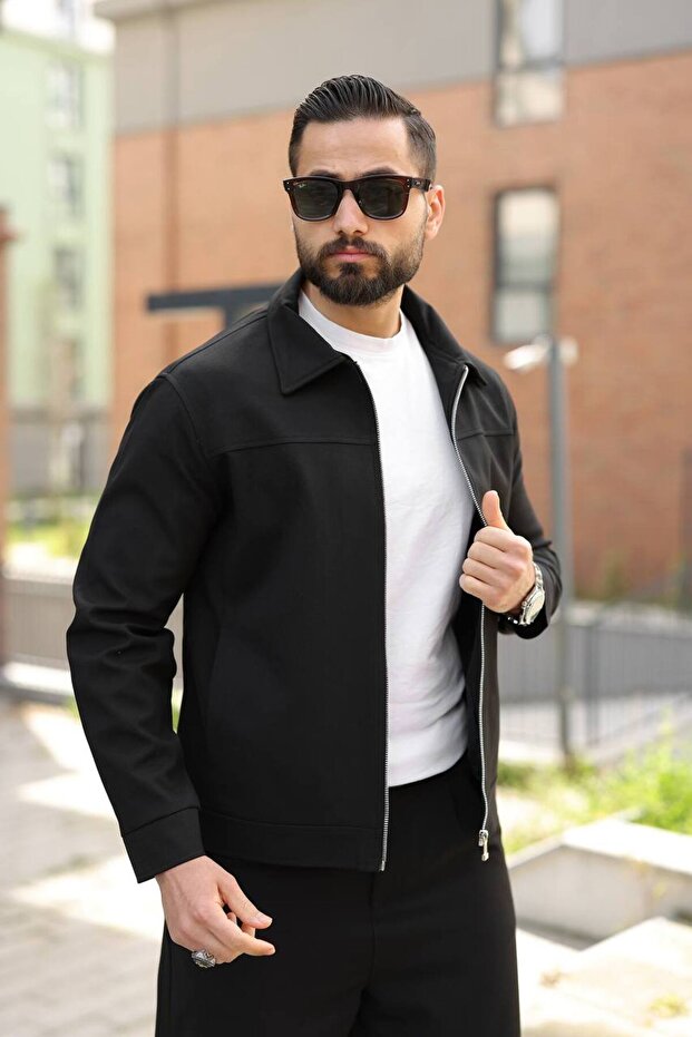 Hidden Pocket Design Basic Seasonal Jacket - 2