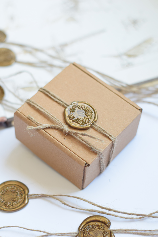 Jute String Wax Seal (10 Pieces) / Gift, Engagement, Wedding, Letter Sets