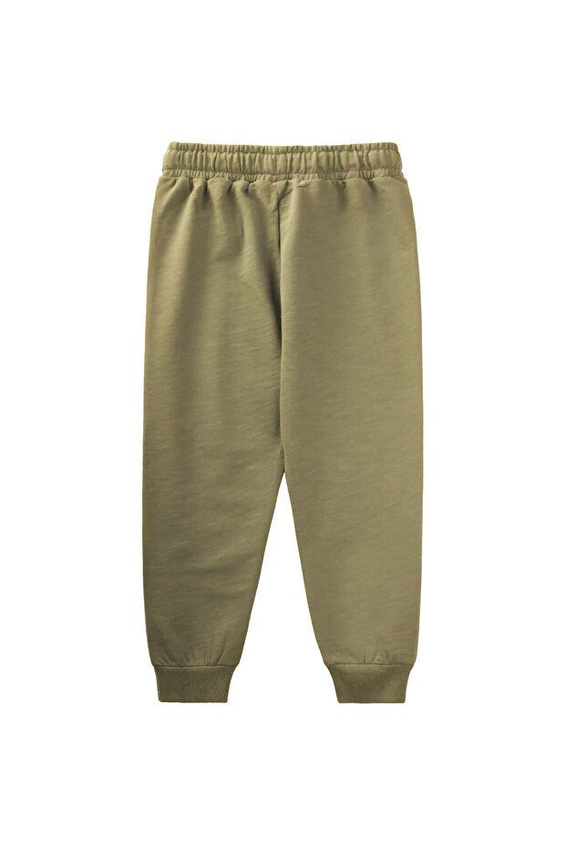 Mevsimlik Basic Eşofman 2-10 Yaş Olive - 2