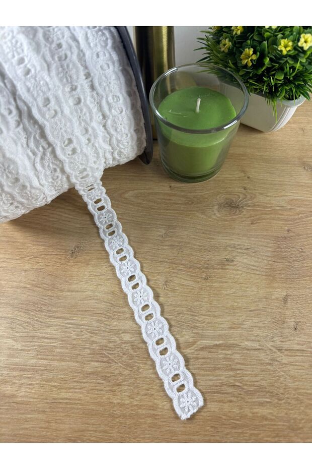 Floral Thin Stripe Lace (1Mt)