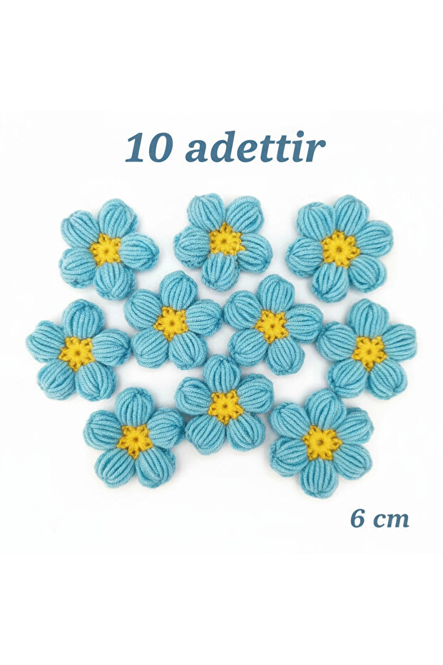 10 Pieces of 6 cm Pofidic Daisy-Flower, It Is a Hand Work, Handicraft, Hand Work Material, Decoration