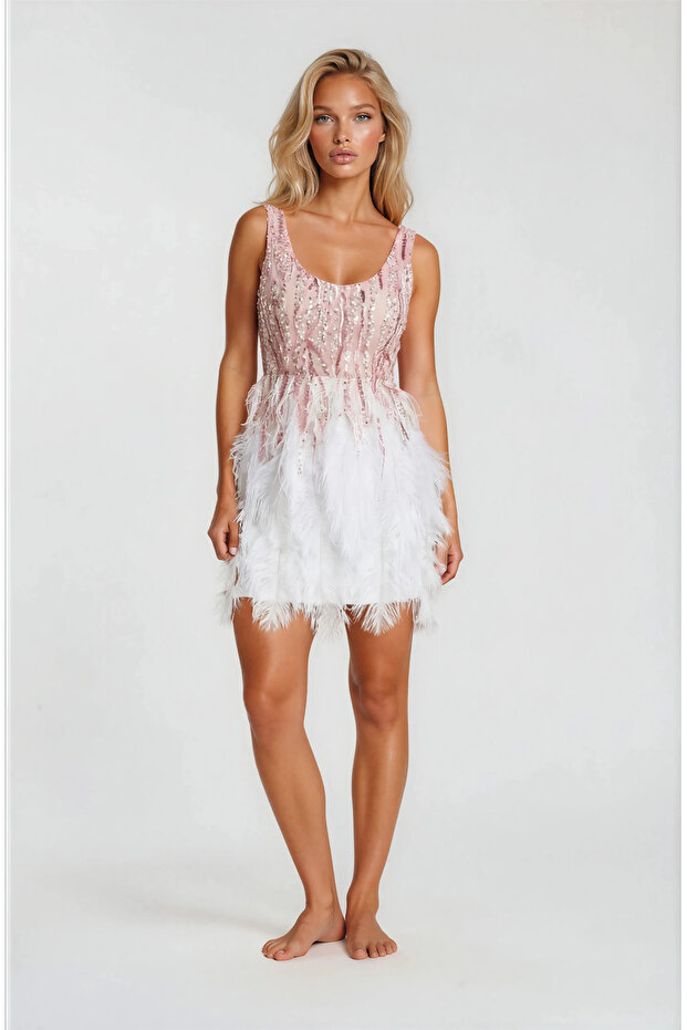 Rochie Roz Mix Pene - 1