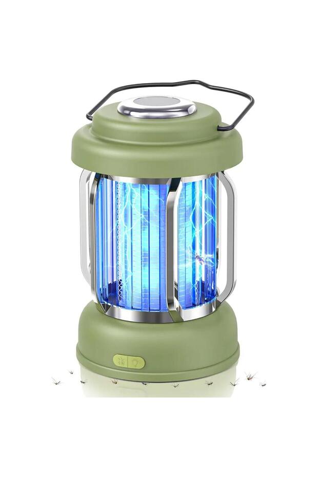2-in-1 Portable Electric Insect Killer & LED Camping Lantern for Indoor and Outdoor Mosquito Control