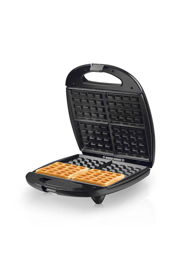 Waffle Maker with a Square Grid Design - 8