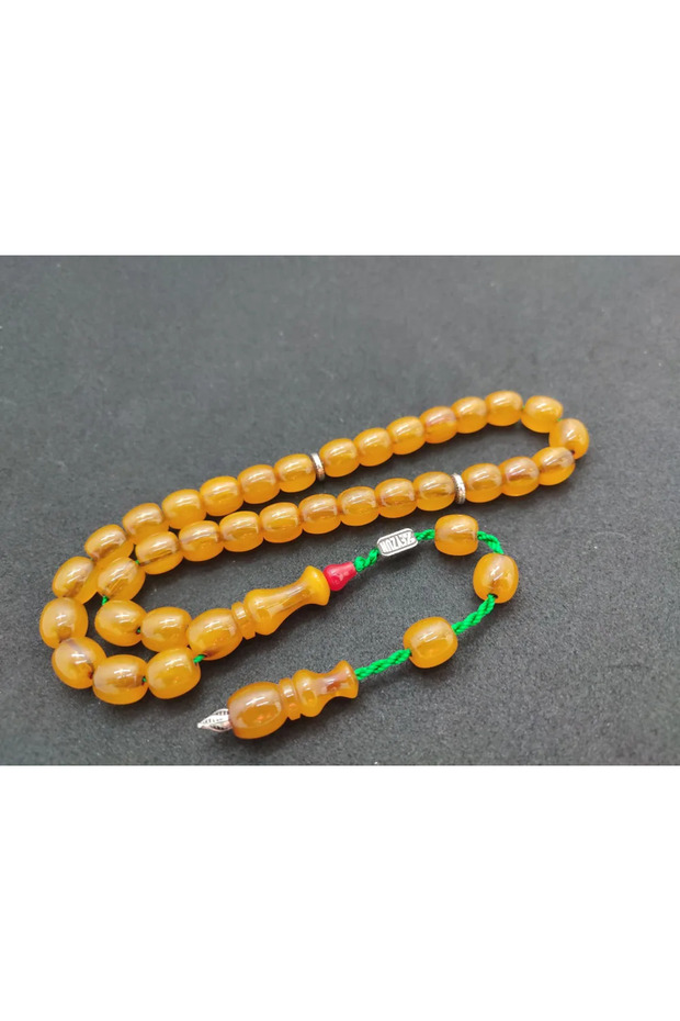 Zeyzun Masterpiece Vertical Vein (Signature Nail Spacer Stamps Silver) Crimped Amber