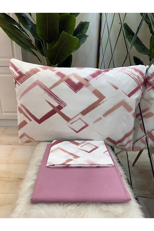 Single Bed Sheet and Pillowcase Set Without Elastic