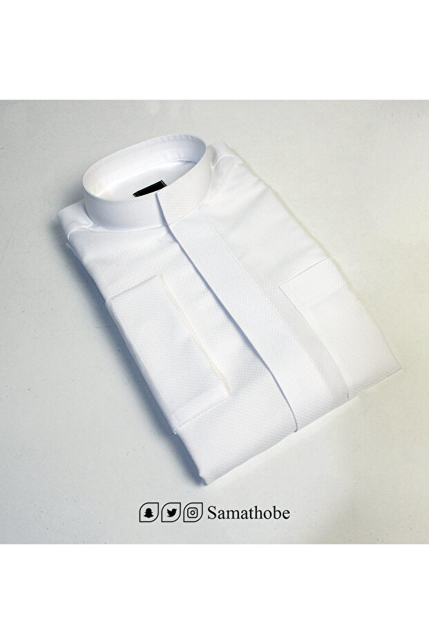 ثوب رجالي رسمي خليه ابيض طول 60