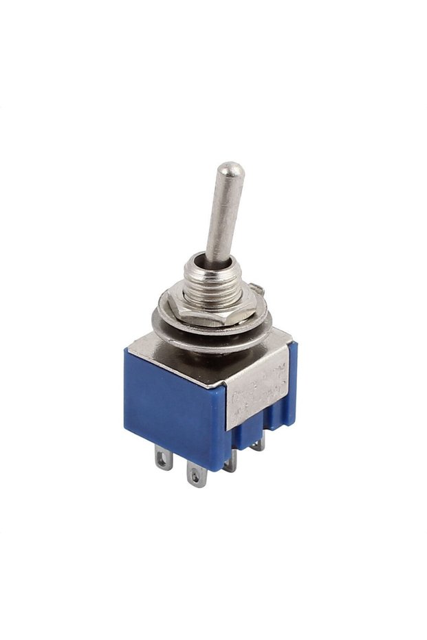 Mini switch DPDT ON - OFF - ON
