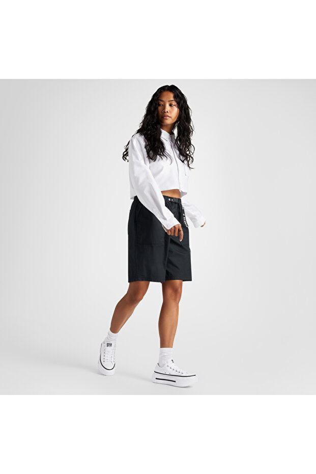 Chuck Taylor All Star Lift Double Stack Platform Kobiece białe trampki - 7