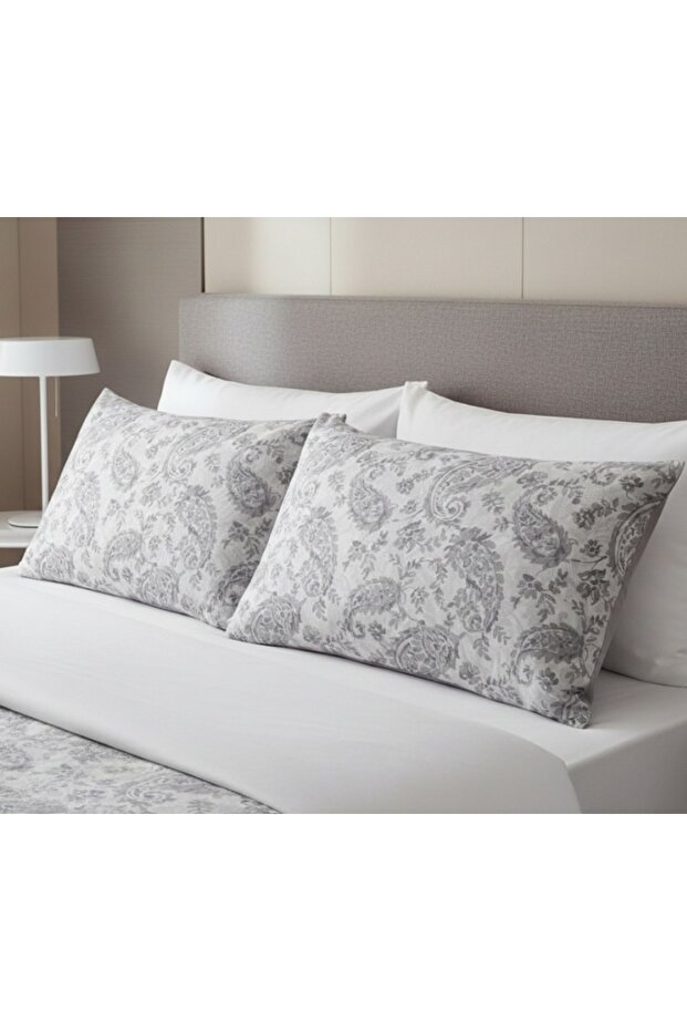 Floral Patterned Pillowcase Set 50X70 cm (2 Pieces) – Stylish and Natural Comfort 100% Cotton