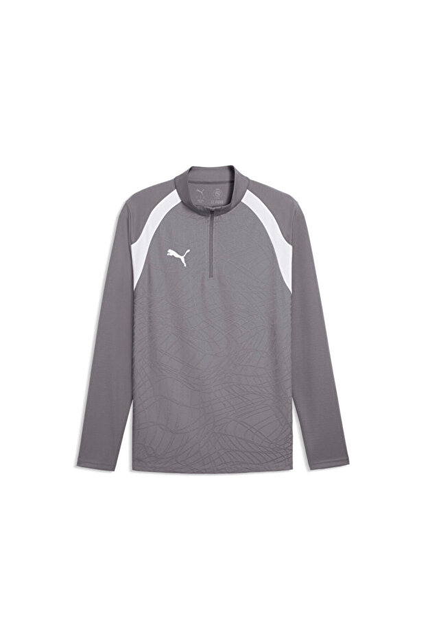 Teamfinal26 Training 1/4 Zip Men's Football Training Long Sleeve T-Shirt 65967913 Gray