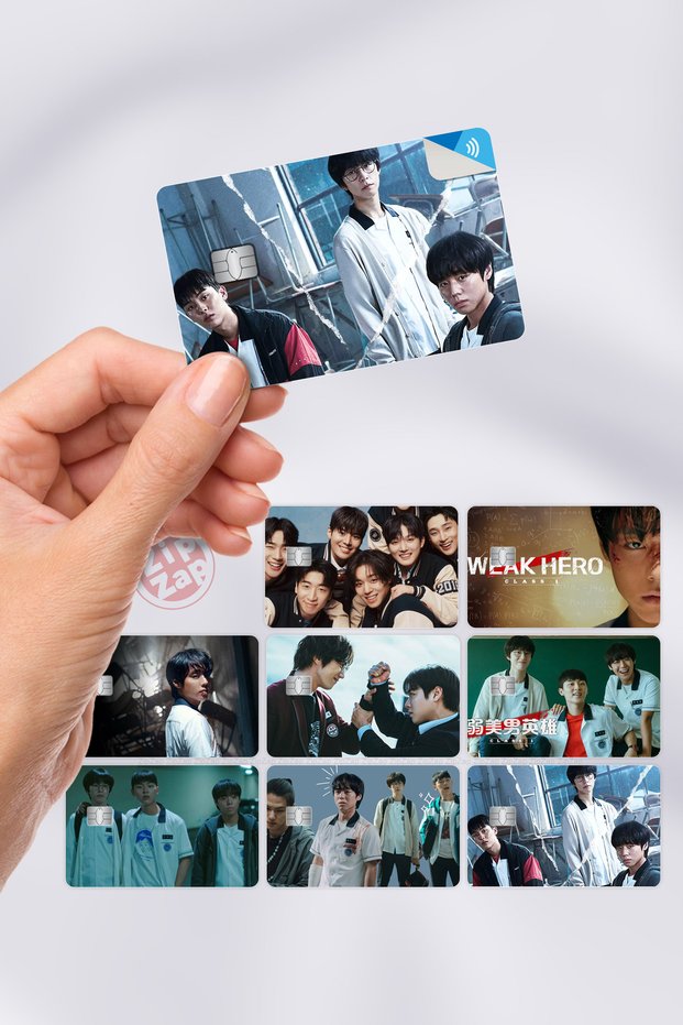 Weak Hero Class - K Drama Series Card Covering Adhesive Foil Sticker (8 Pieces)