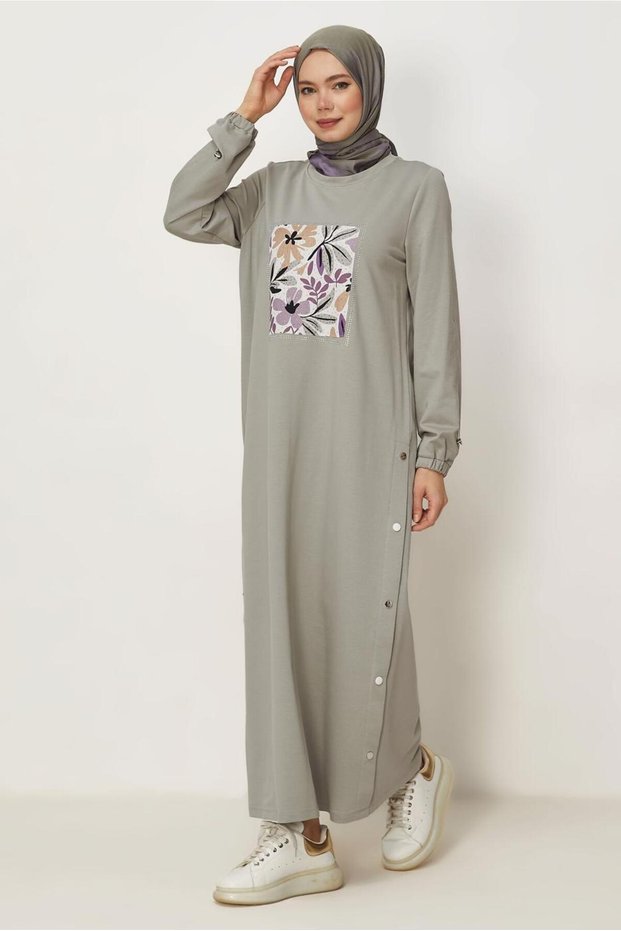 Stone Printed Track Suit Dress 45635