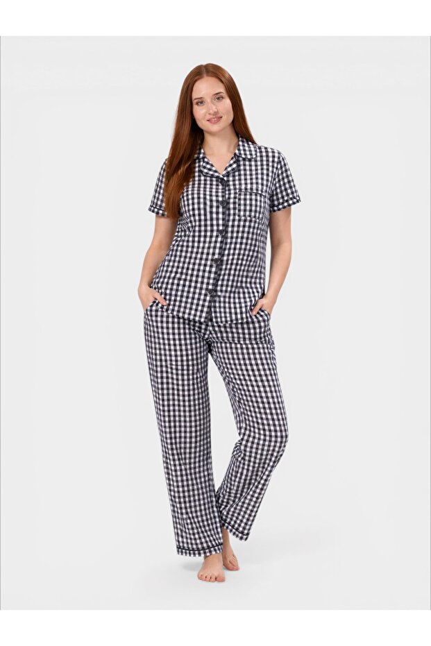 Women's Gingham Pyjama Set