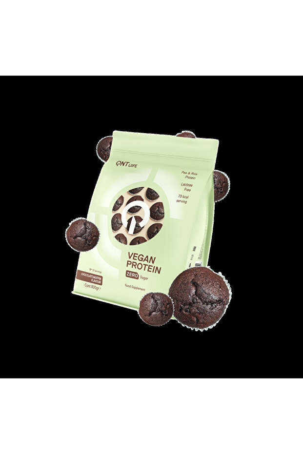 Vegan Protein Zero Sugar Choc Cupcake Weight Loss Food Supplement 500 g