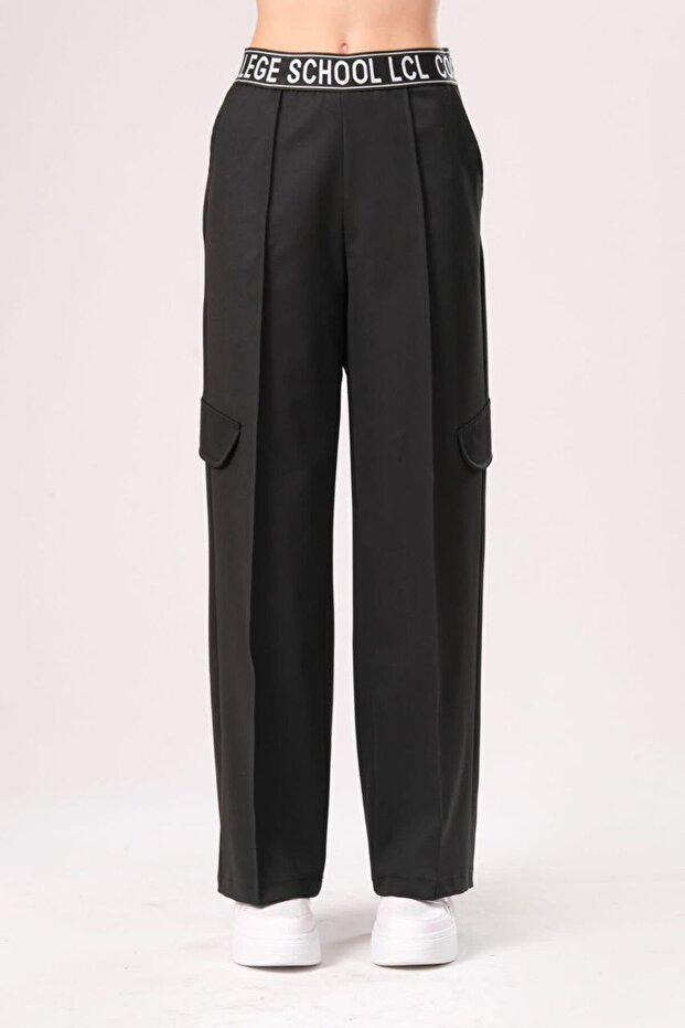 Girl's 1093 Oversized Garnished Trousers