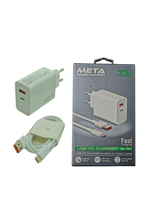 Mpm11Ac 33W Usb/Pd & Usb-A to Type-C Cable