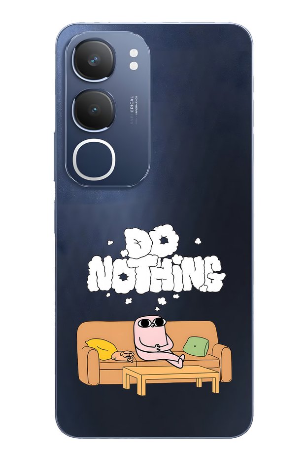 Vivo Y19S Compatible Do Nothing Patterned Transparent Phone Case