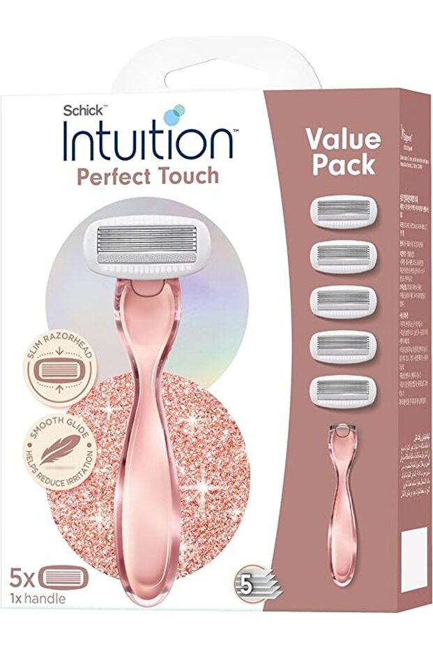 Perfect Touch Razor for Women 1+5 Refills
