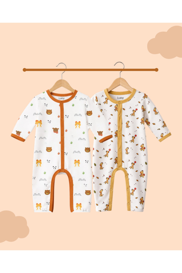 Premium 2-Piece Baby Romper Set – Soft & Comfortable