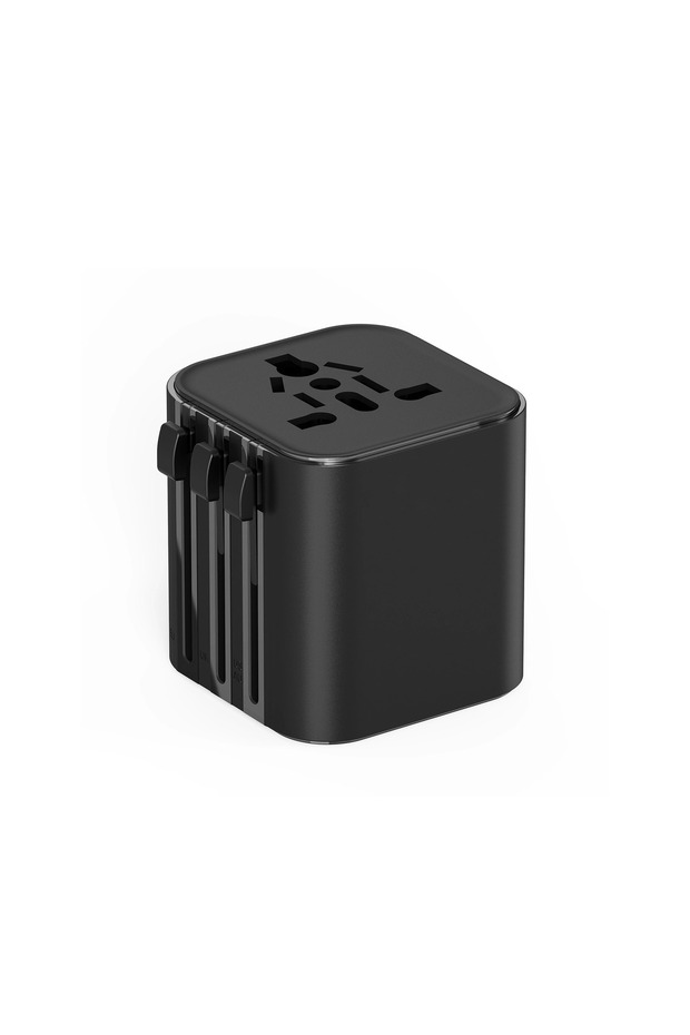 Wi-UA005 Universal 2500W Plug Adapter - Black