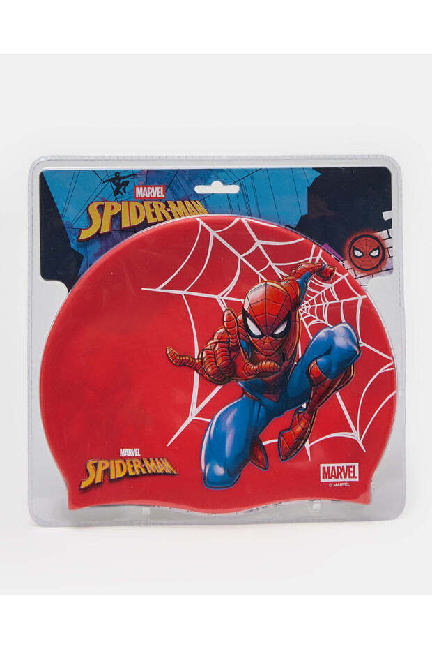 Red Spiderman Swim Cap