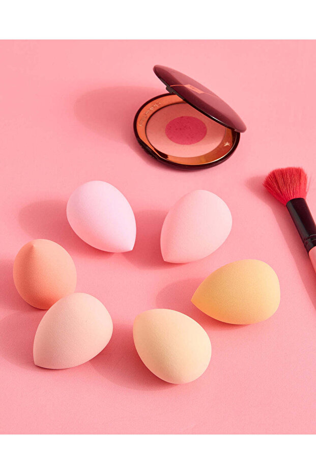 Assorted Make Up Sponge 6 Pcs Set - 1